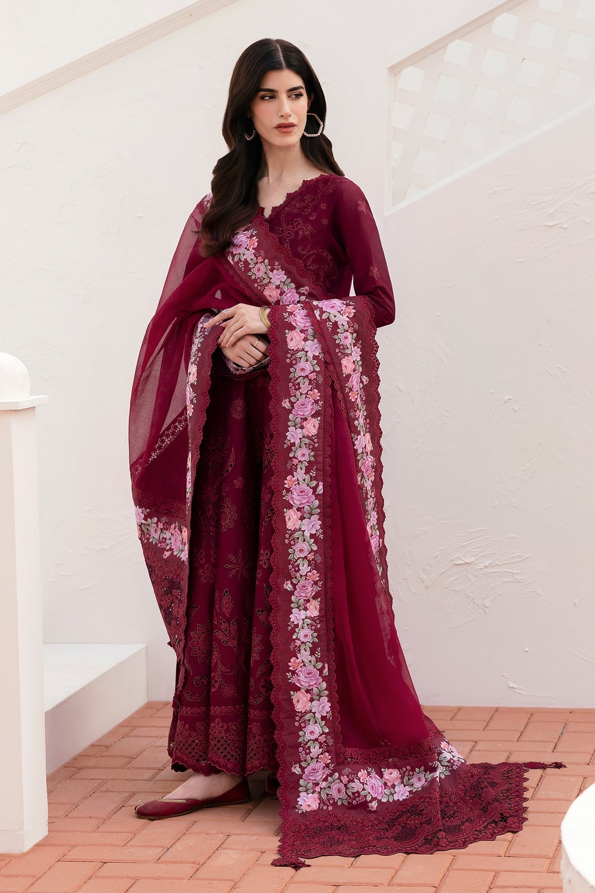 EMBROIDERED LAWN EL26-D05