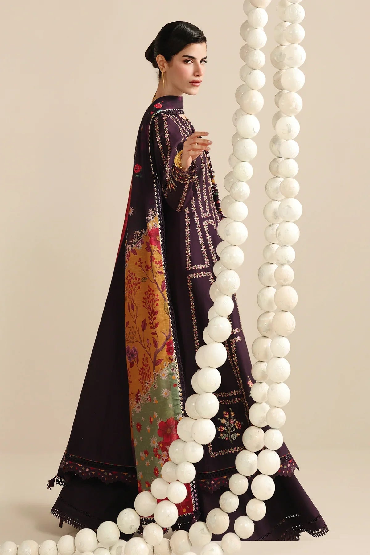 EMBROIDERED LAWN IL26-D06