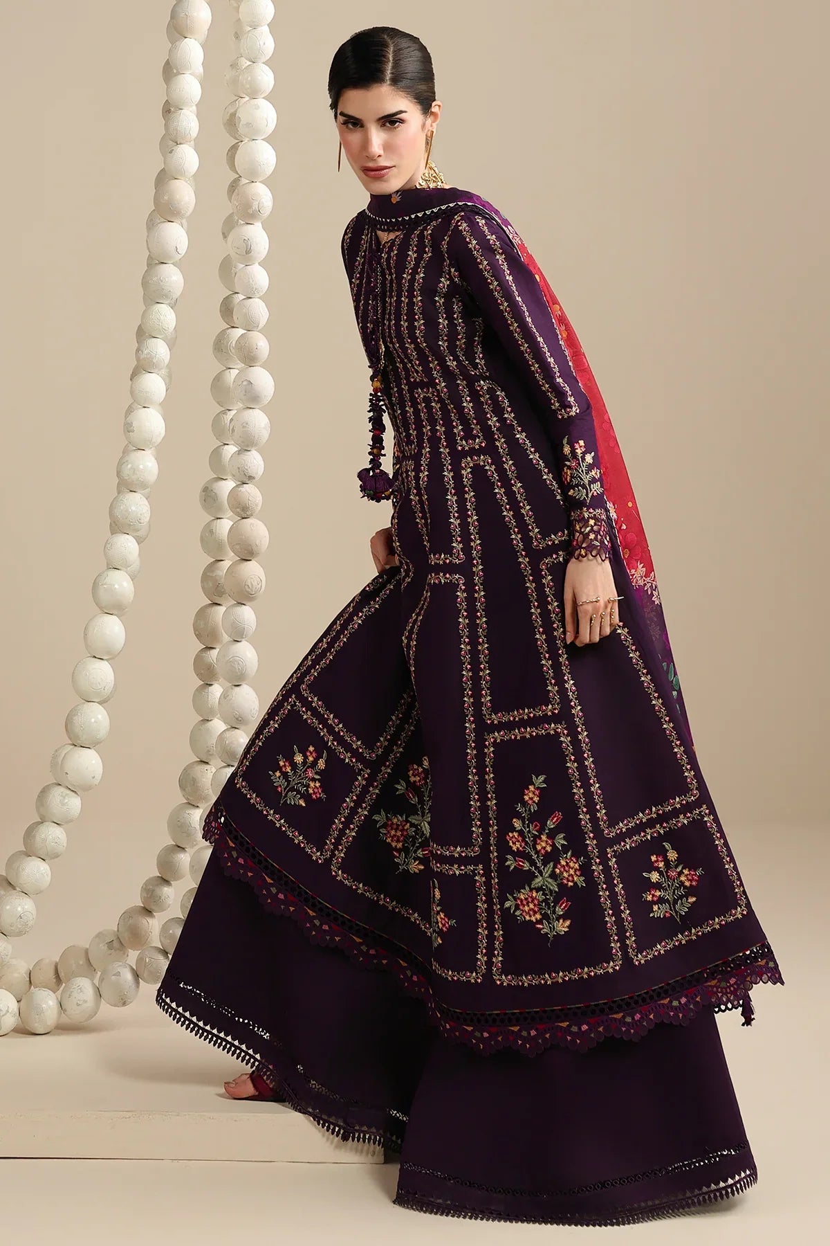 EMBROIDERED LAWN IL26-D05