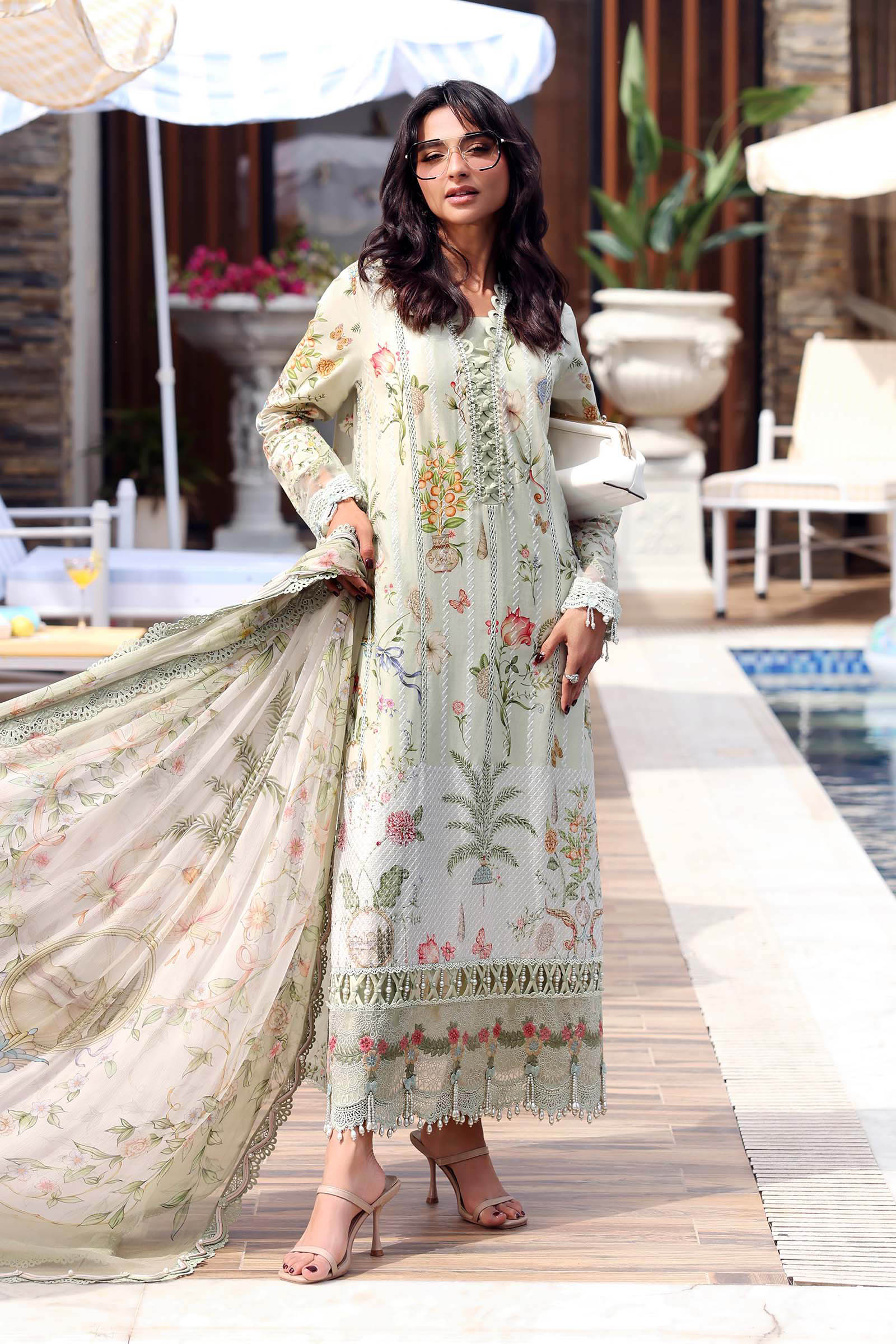 Embroidered Lawn Suit