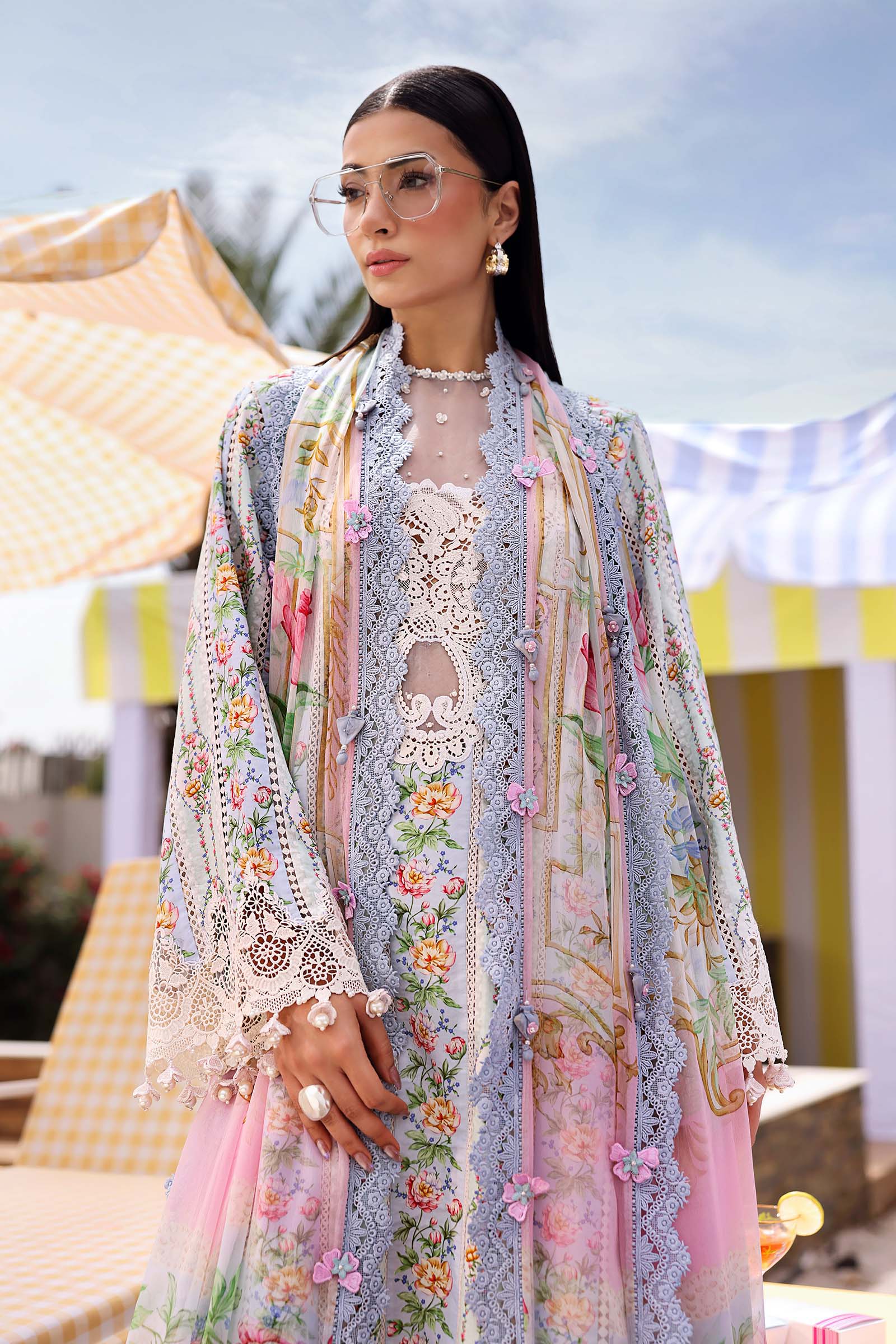 3 Piece Embroidered Lawn Suit