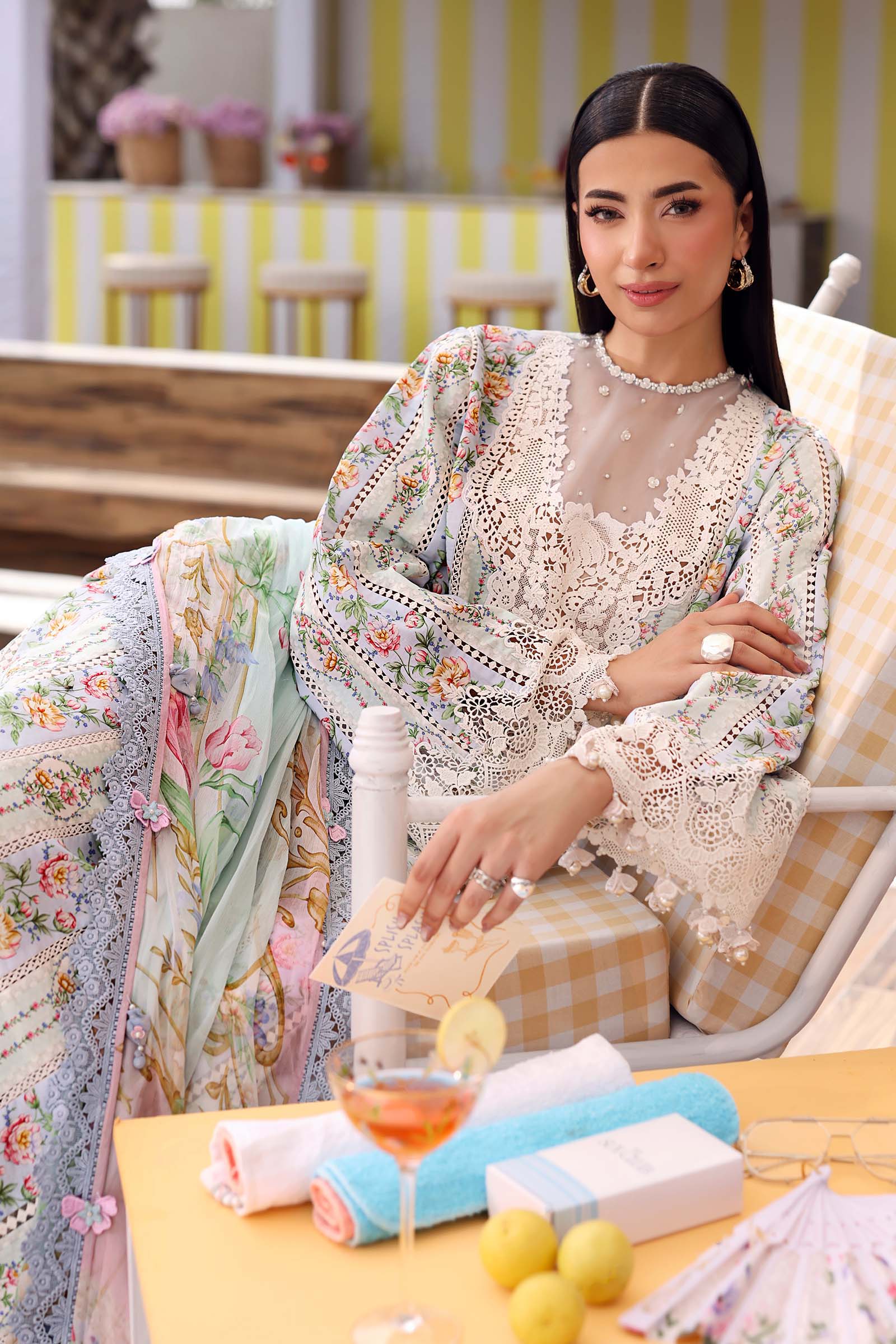 3 Piece Embroidered Lawn Suit