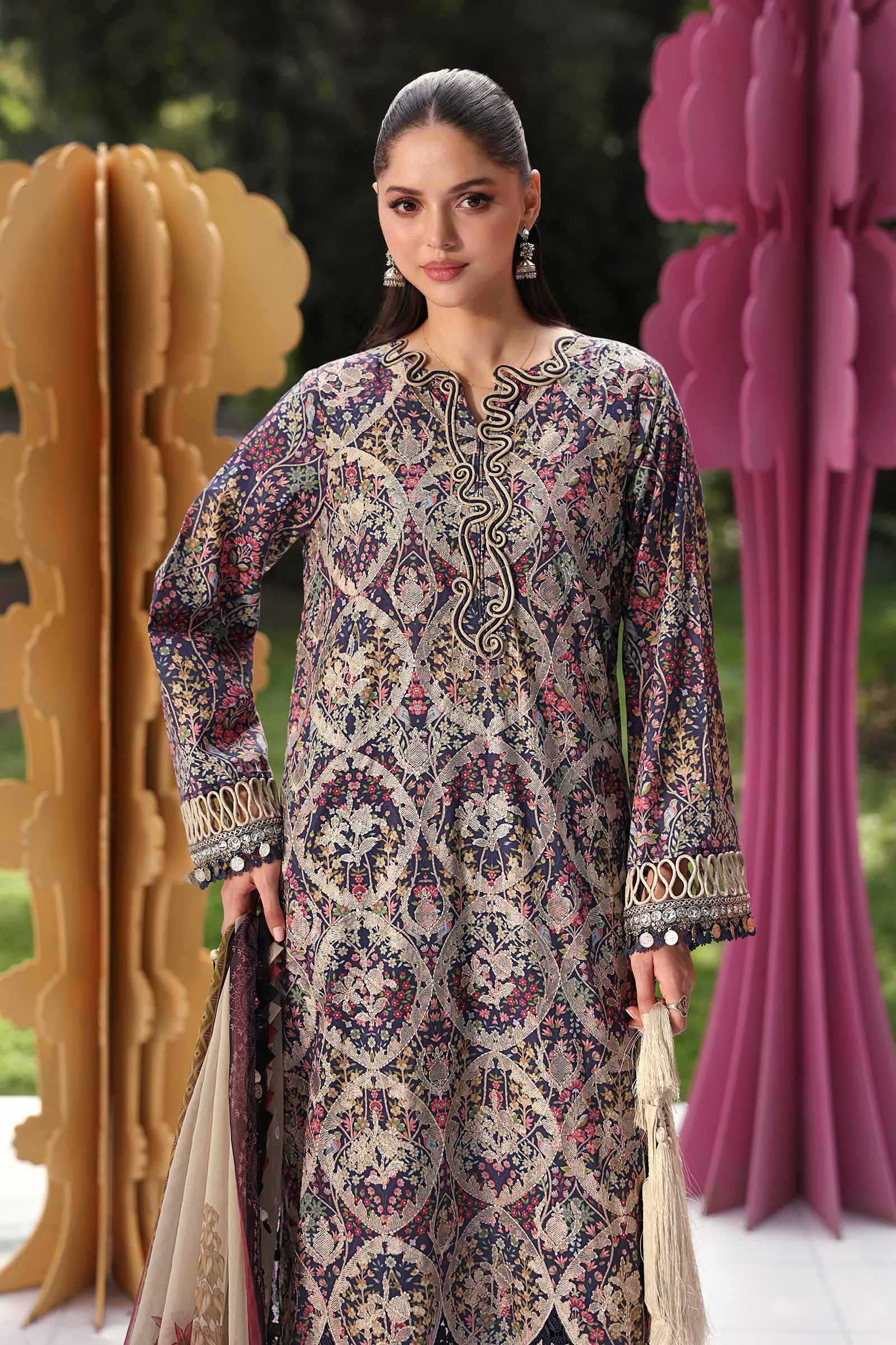 3 Piece Embroidered Lawn Suit