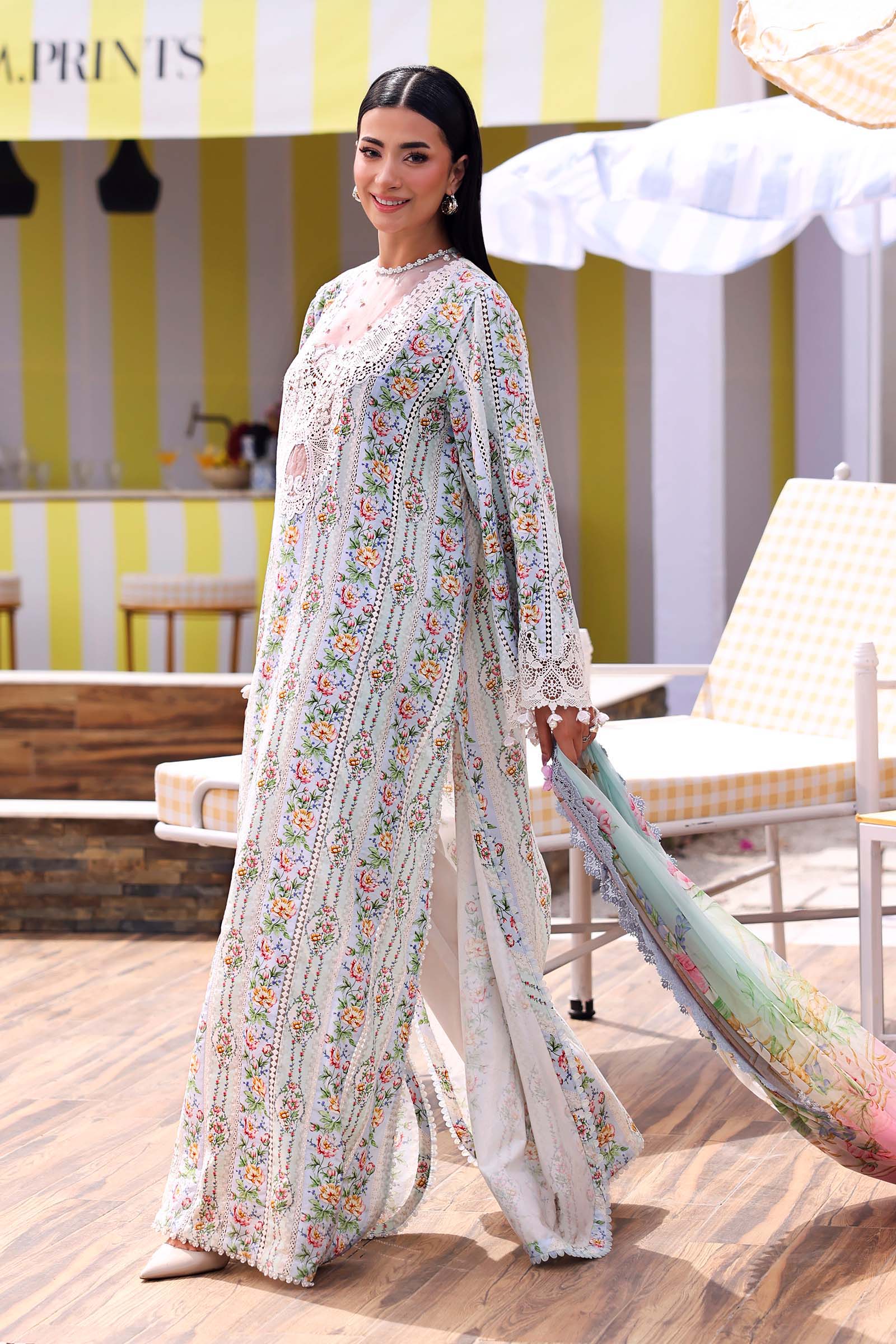 3 Piece Embroidered Lawn Suit