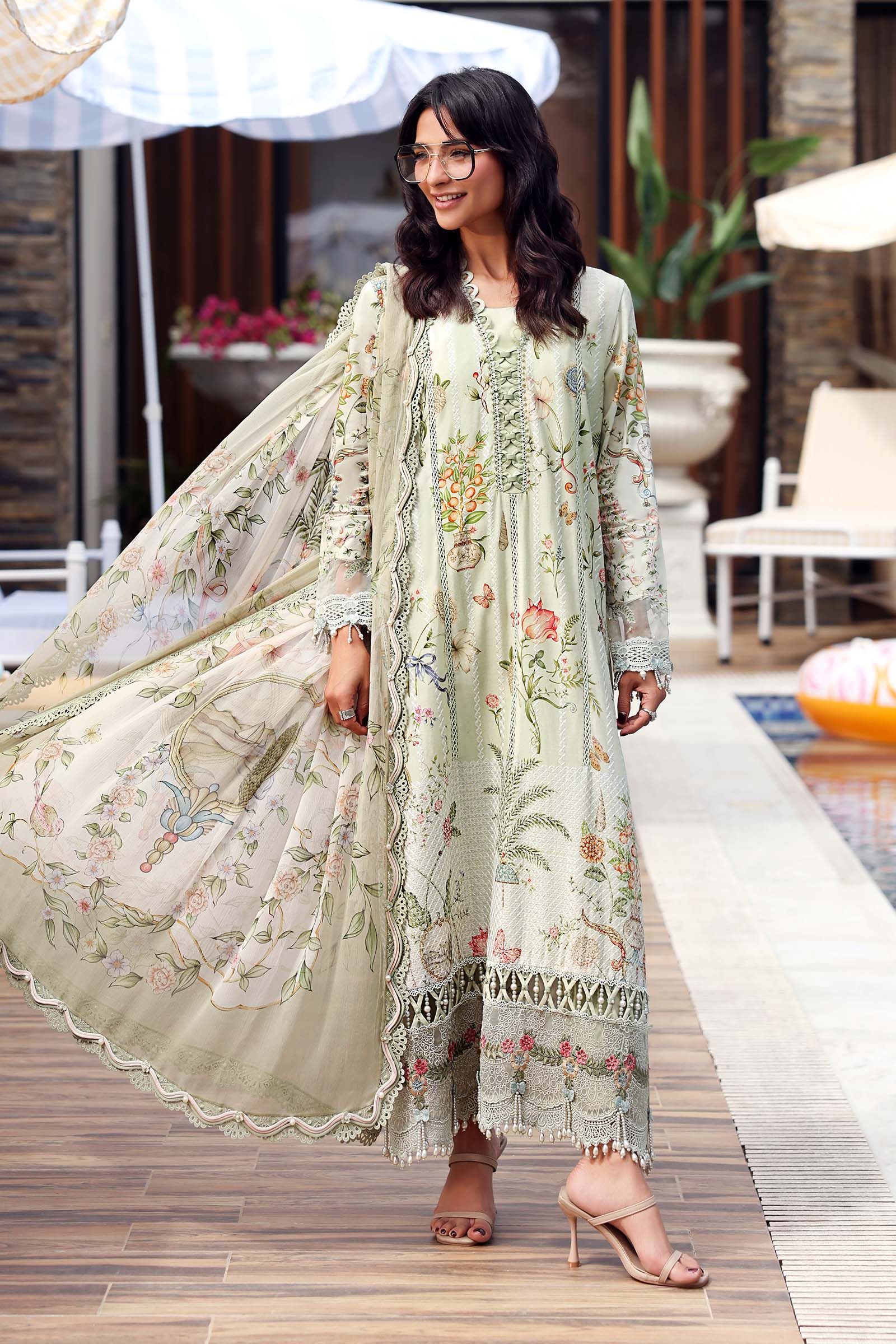 Embroidered Lawn Suit