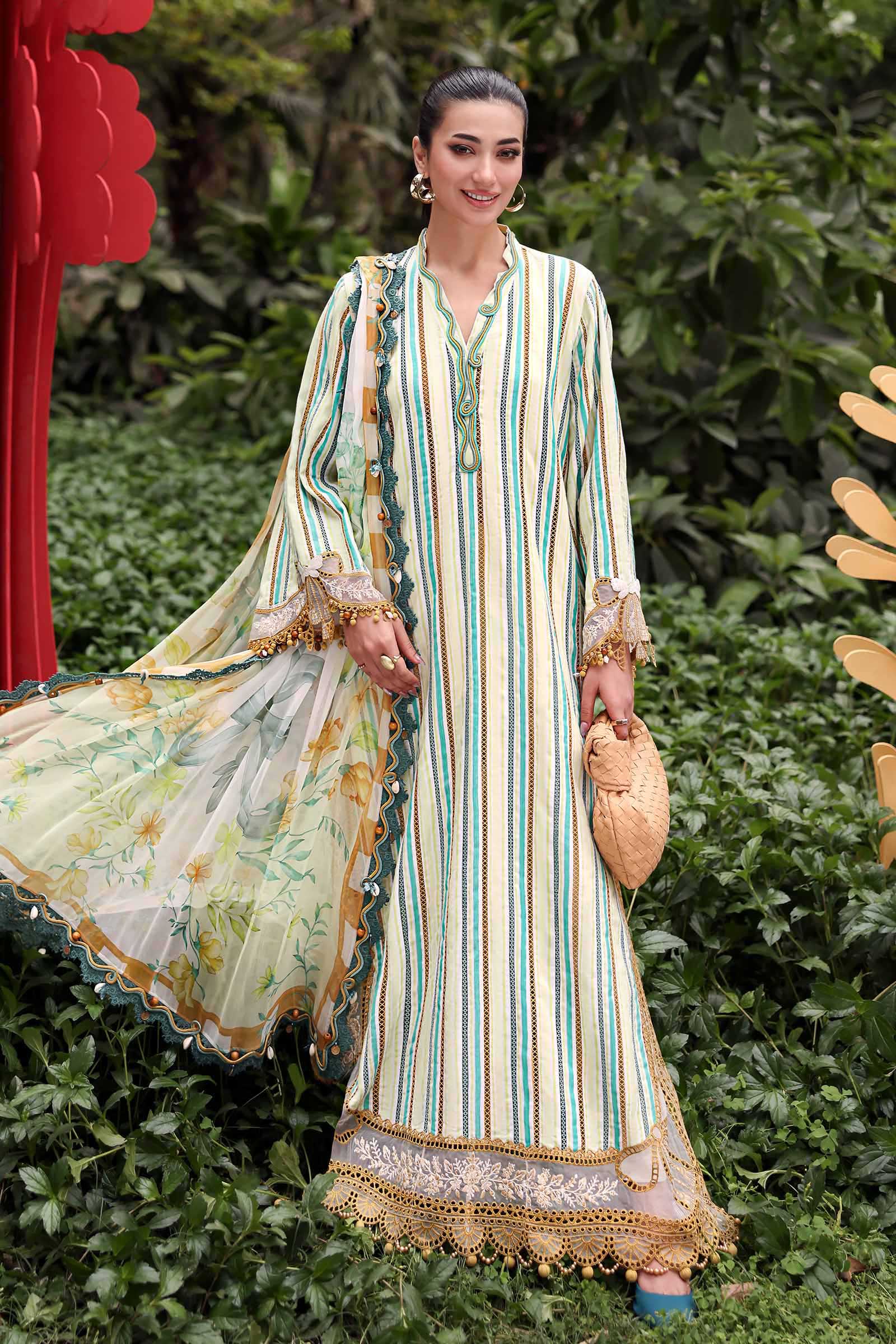3 Piece Embroidered Jacquard Suit