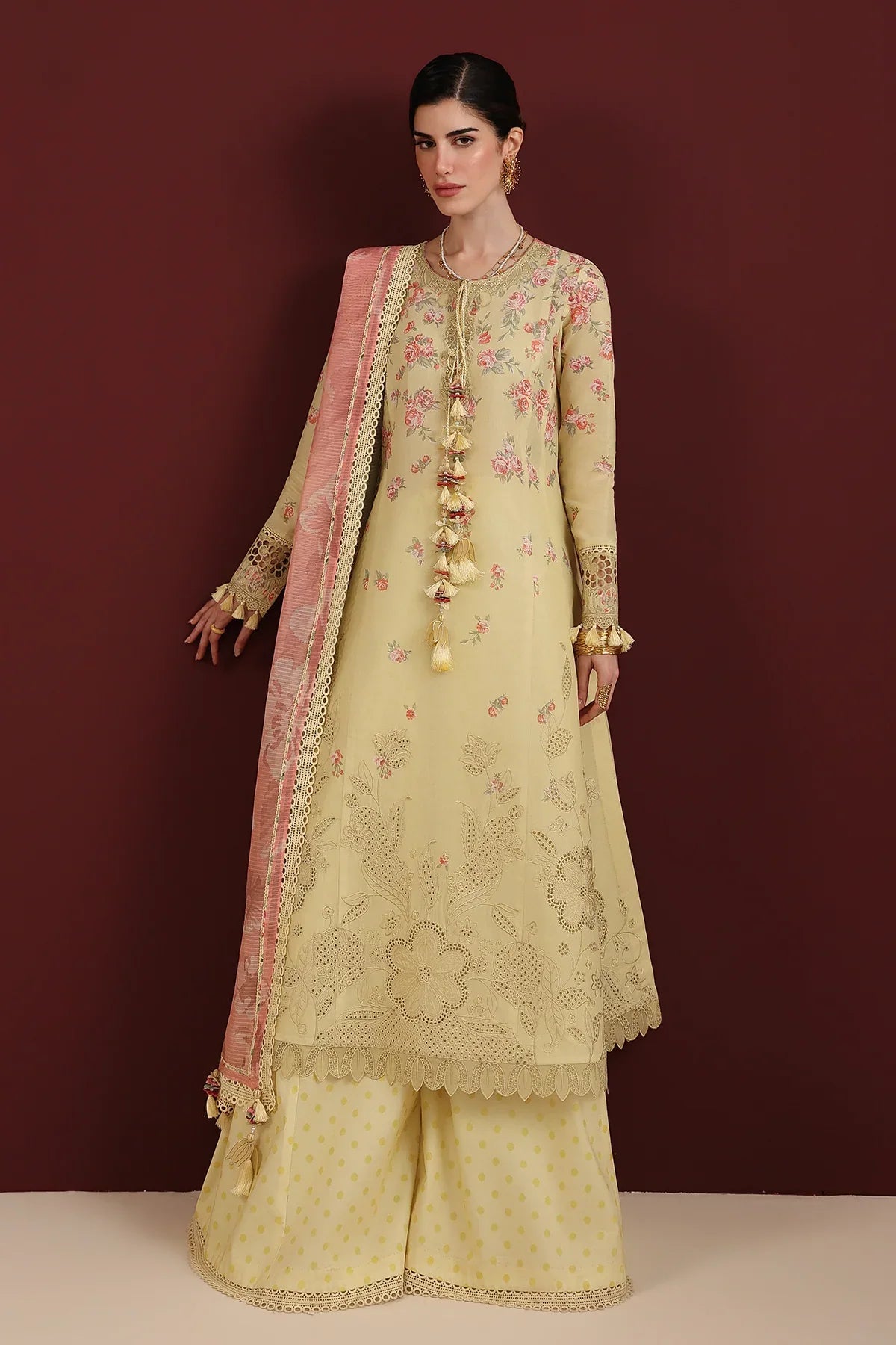 EMBROIDERED LAWN IL26-D07