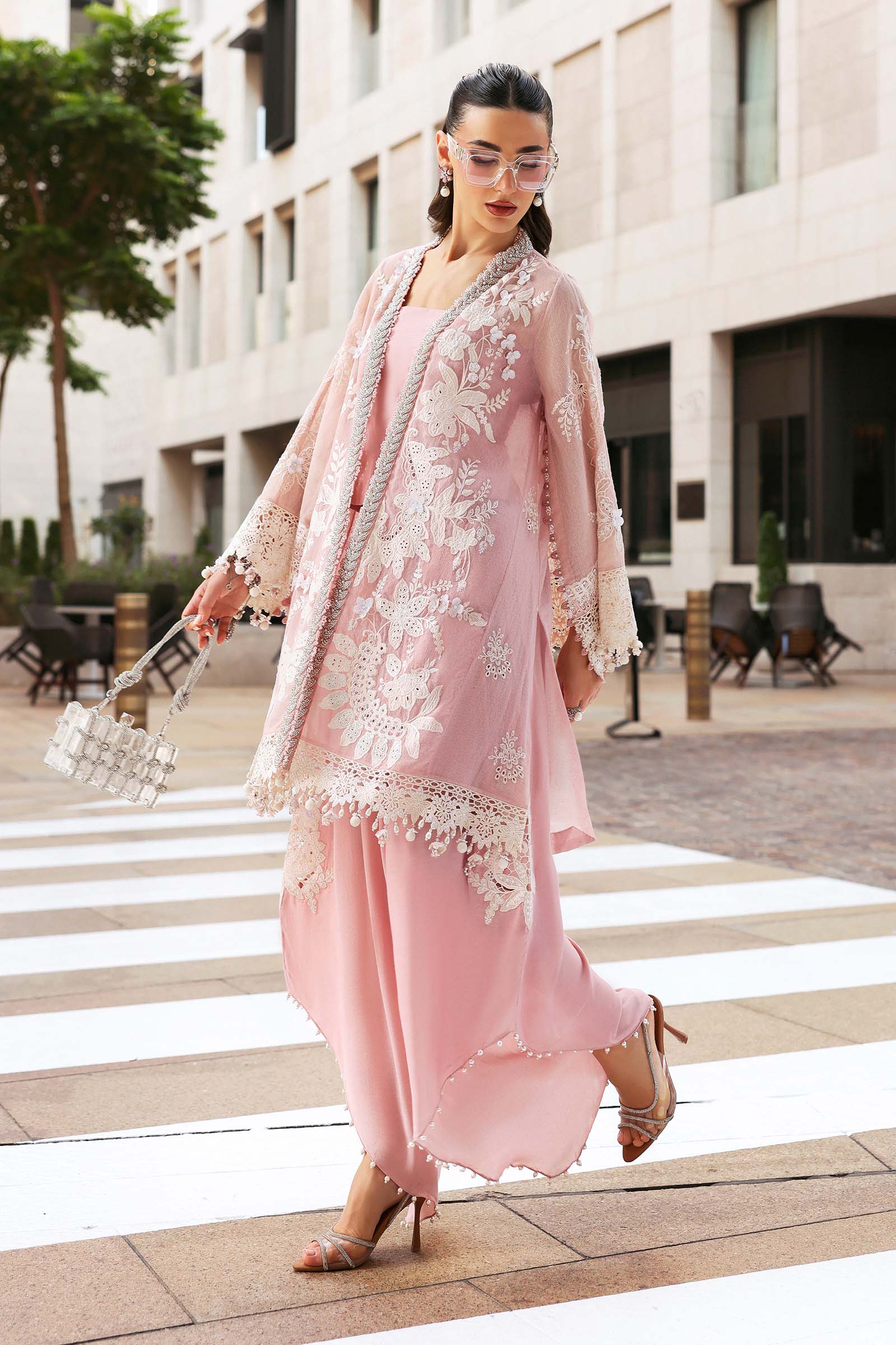 Embroidered Karandi Lawn Suit