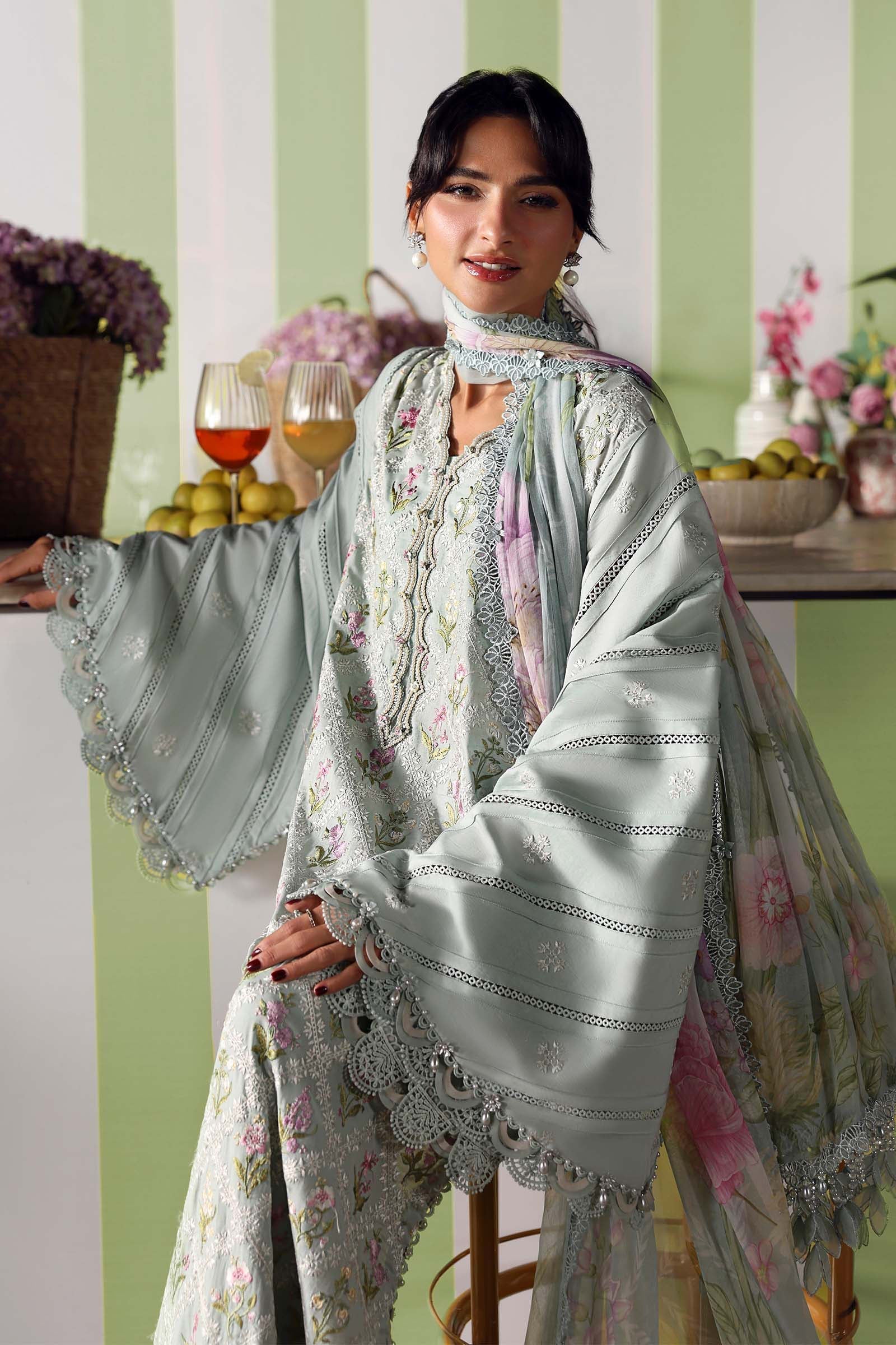 Embroidered Lawn Suit