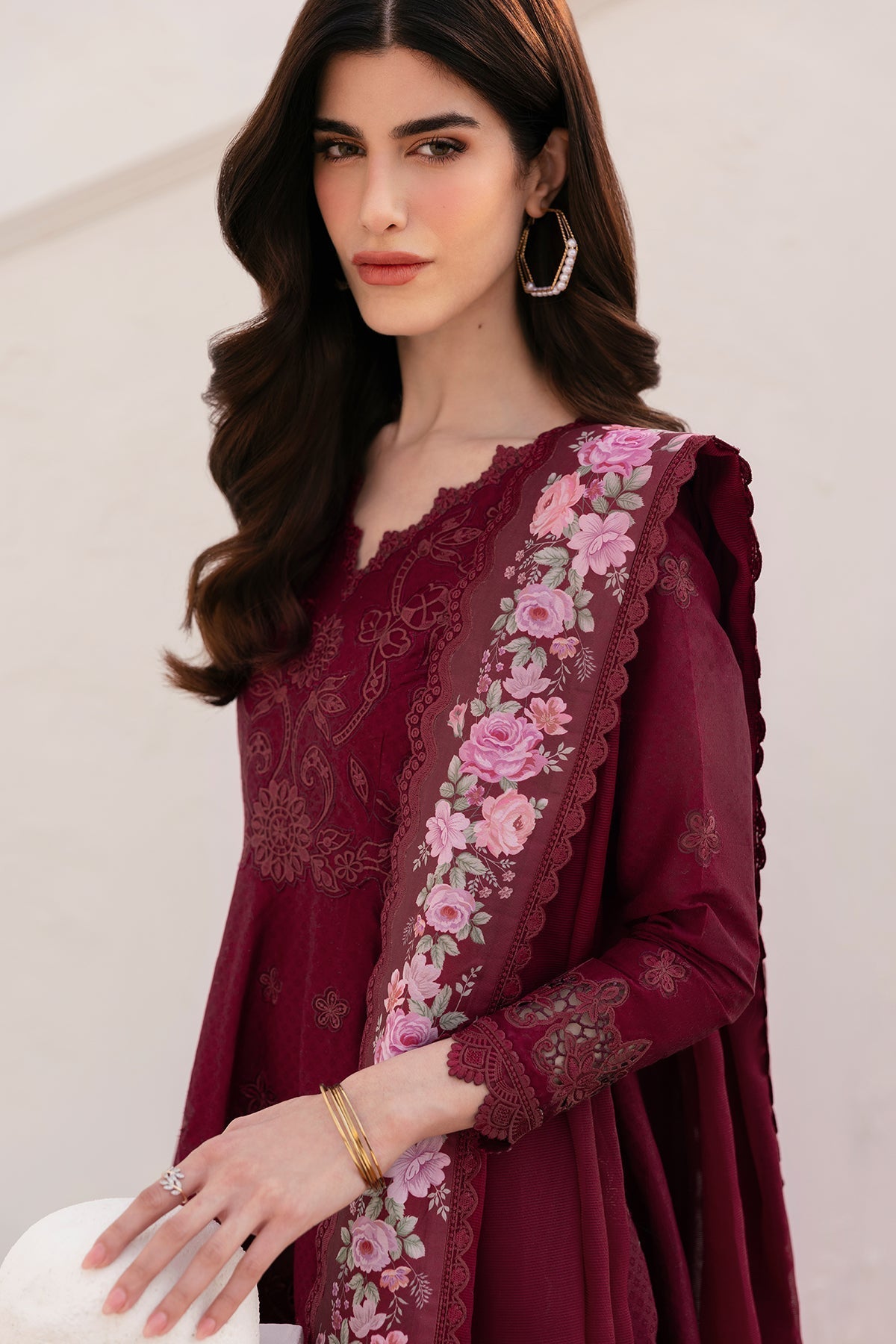 EMBROIDERED LAWN EL26-D05