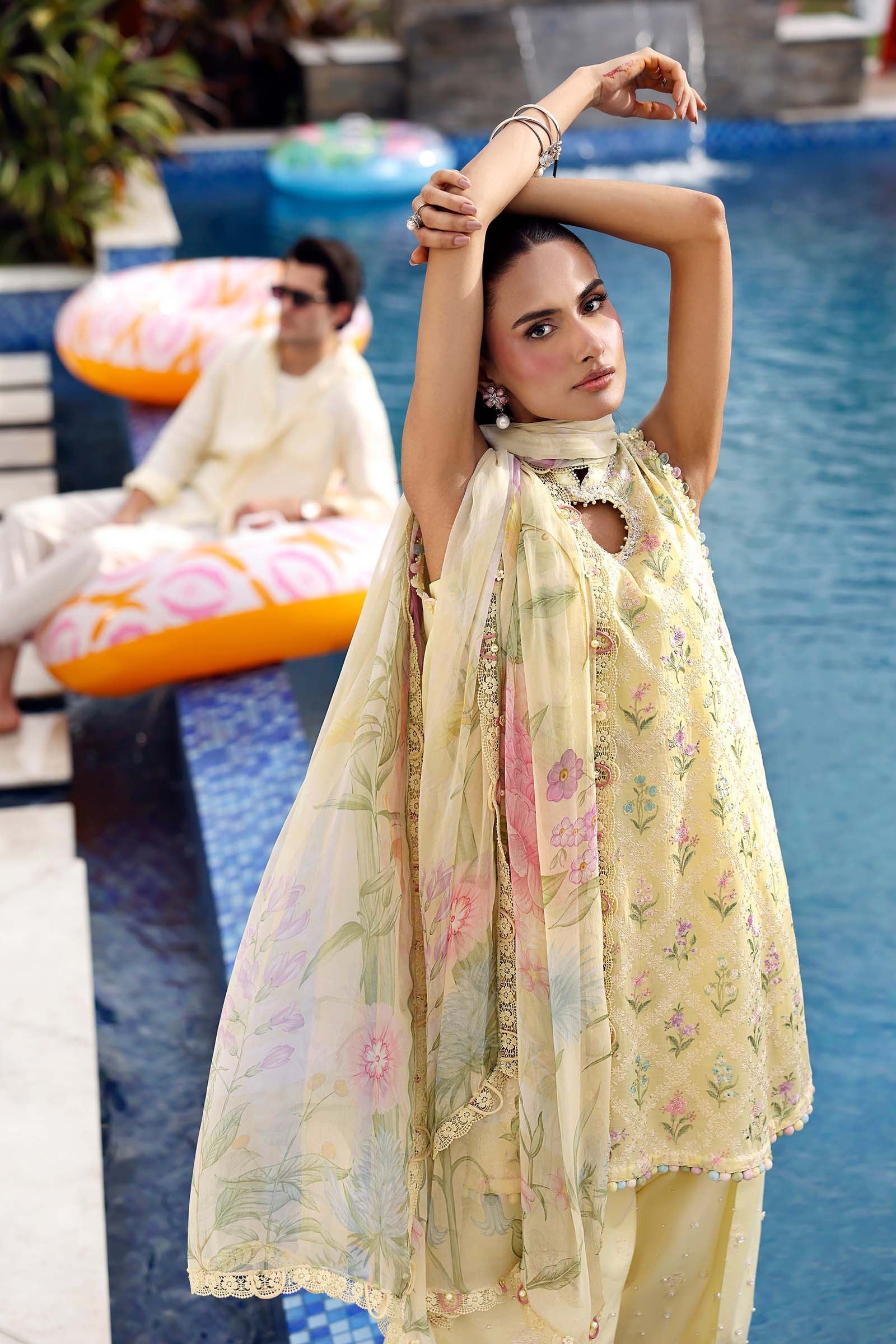 Embroidered Lawn Suit
