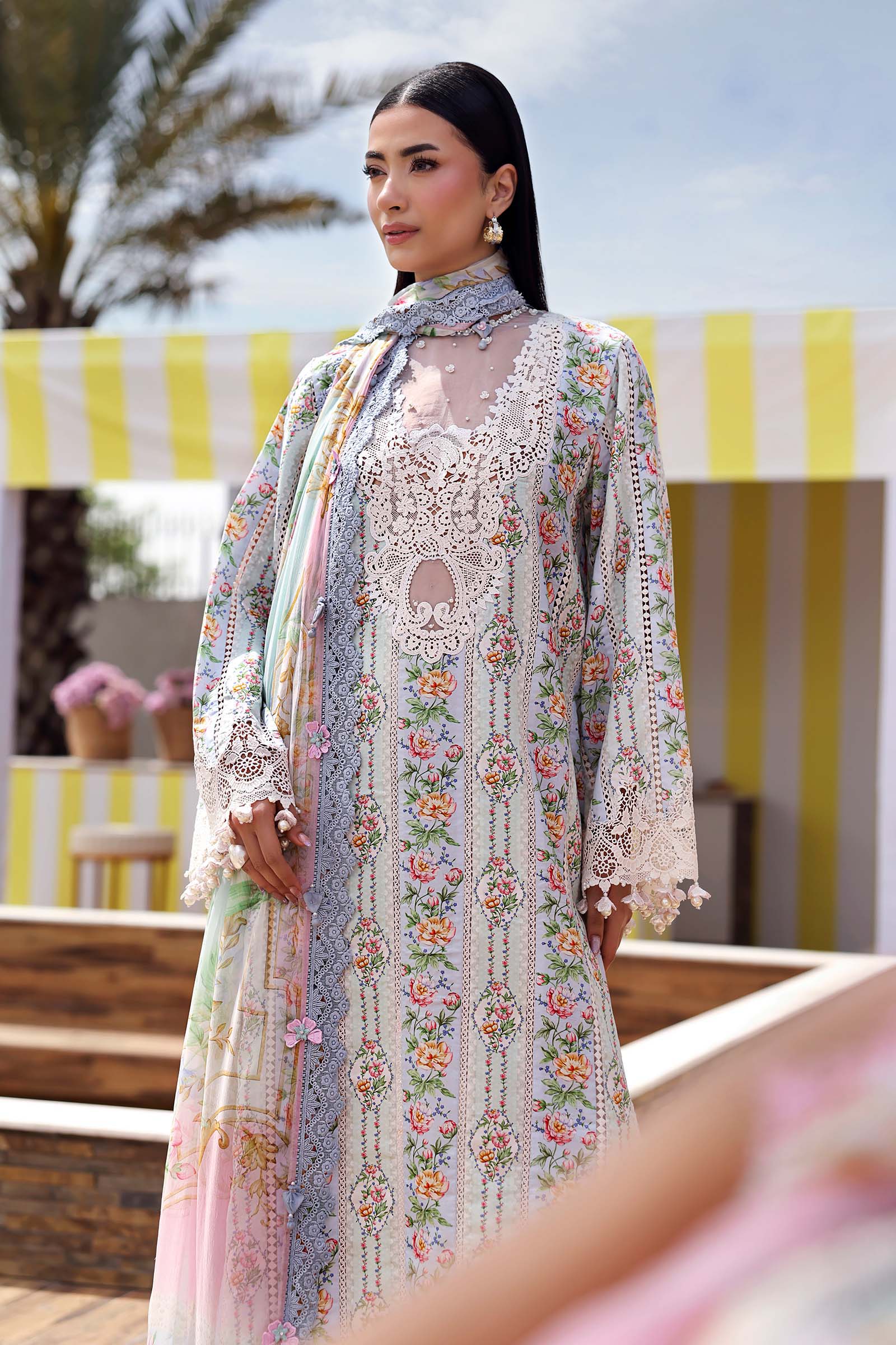 Embroidered Lawn Suit